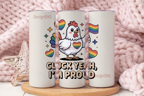 Proud Chicken 20oz Tumbler Design Sublimation DesignSVG 