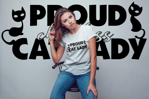 Proud Childless Cat Lady SVG SVG Angel on Empire 