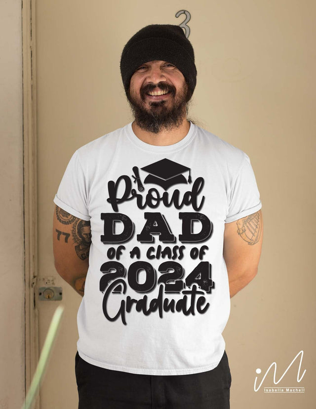 Proud dad of a class of 2024 graduate, Graduate dad t shirt svg, funny dad t shirt svg, Graduation t shirt svg, Graduation 2024, Proud graduation 2024 svg, Class of 2024 svg, Funny graduation svg, Graduate cut files, Graduation mug svg SVG Isabella Machell 