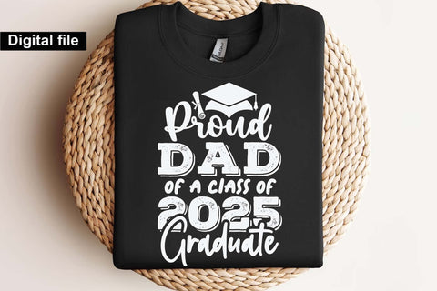Proud dad of a class of 2025 graduate, dad t shirt svg, proud dad t shirt SVG Isabella Machell 
