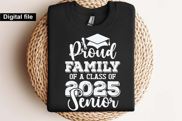Proud family of a class of 2025 senior, Senior graduation t shirt svg SVG Isabella Machell 