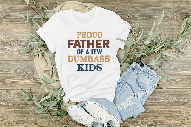 proud father of a few dumbass kids SVG Angelina750 