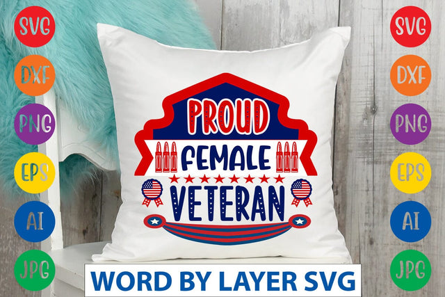 Proud Female Veteran SVG DESIGN SVG Rafiqul20606 