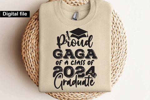Proud gaga of a class of 2024 graduate svg, Gaga t shirt svg, Graduation t shirt svg, Graduation 2024, Proud graduation 2024 svg, Class of 2024 svg, Funny graduation svg, Graduate cut files, Graduation mug svg SVG Isabella Machell 