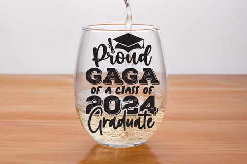 Proud gaga of a class of 2024 graduate svg, Gaga t shirt svg, Graduation t shirt svg, Graduation 2024, Proud graduation 2024 svg, Class of 2024 svg, Funny graduation svg, Graduate cut files, Graduation mug svg SVG Isabella Machell 