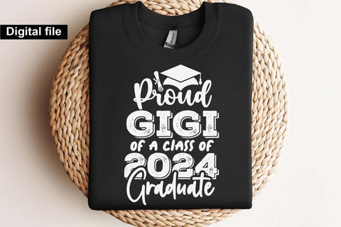 Proud gigi of a class of 2024 graduate svg, Gigi t shirt svg, Graduation t shirt svg, Graduation 2024, Proud graduation 2024 svg, Class of 2024 svg, Funny graduation svg, Graduate cut files, Graduation mug svg SVG Isabella Machell 