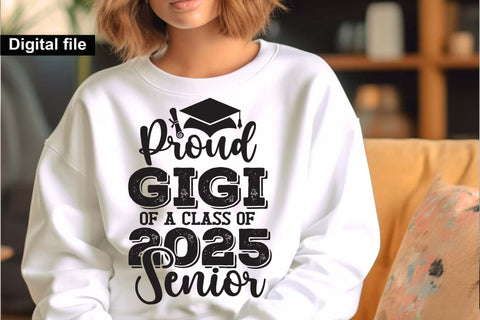 Proud gigi of a class of 2025 Senior, Senior graduation t shirt svg SVG Isabella Machell 