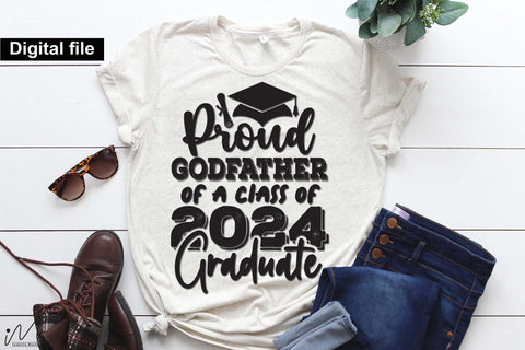 Proud godfather of a class of 2024 graduate svg, Godfather t shirt svg, Graduation t shirt svg, Graduation 2024, Proud graduation 2024 svg, Class of 2024 svg, Funny graduation svg, Graduate cut files, Graduation mug svg SVG Isabella Machell 