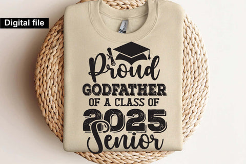 Proud godfather of a class of 2025 senior svg, Senior graduation t shirt svg SVG Isabella Machell 