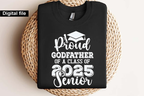 Proud godfather of a class of 2025 senior svg, Senior graduation t shirt svg SVG Isabella Machell 