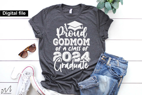 Proud Godmom of a class of 2024 graduate, Graduation t shirt svg, Graduation 2024, Proud graduation 2024 svg, Class of 2024 svg, Funny graduation svg, Graduate cut files, Graduation mug svg SVG Isabella Machell 