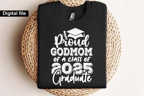 Proud Godmom of a class of 2025 graduate, Godmom t shirt svg SVG Isabella Machell 