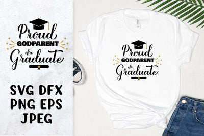 Proud godparent of a graduate SVG. Graduation family design SVG LaBelezoka 