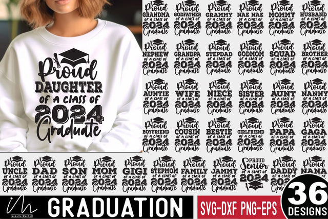 Proud Graduate 2024 SVG Bundle, Graduation svg bundle, Graduation t-shirt bundle, Senior Svg Bundle,Graduation Family Svg, Graduate 2024 svg SVG Isabella Machell 