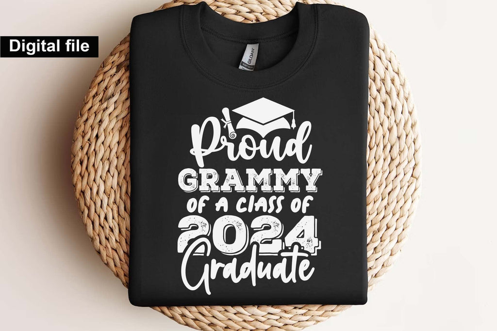 Proud grammy of a class of 2024 graduate. Graduation t shirt svg ...