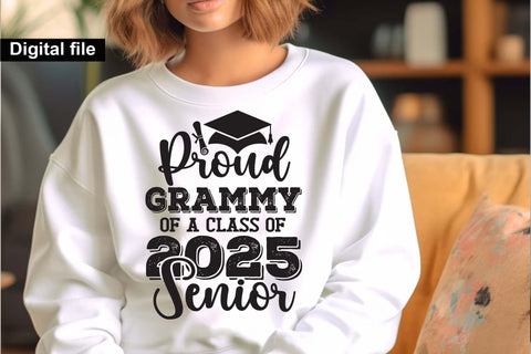 Proud Grammy of a class of 2025 Senior. Senior graduation t shirt svg SVG Isabella Machell 