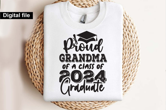 Proud grandma of a class of 2024 graduate, Graduation t shirt svg, Graduation 2024, Proud graduation 2024 svg, Class of 2024 svg, Funny graduation svg, Graduate cut files, Graduation mug svg SVG Isabella Machell 