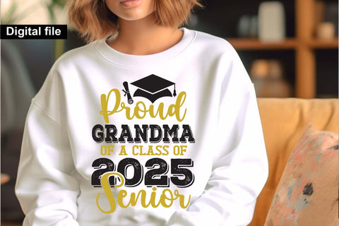 Proud grandma of a class of 2025 senior svg, Senior graduation t shirt svg SVG Isabella Machell 