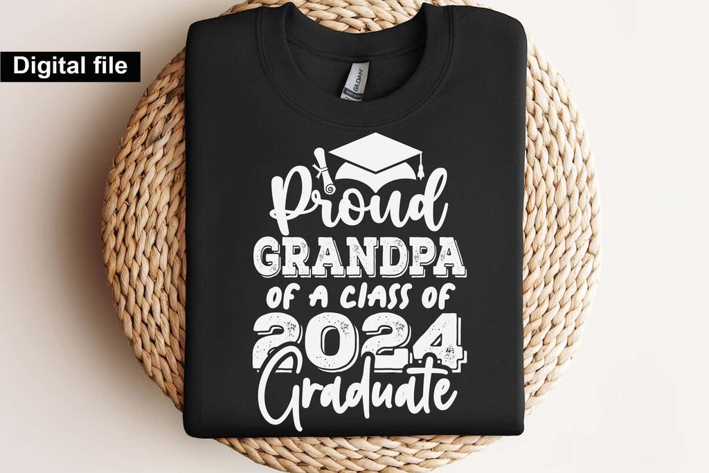 Proud grandpa of a class of 2024 graduate svg, Graduation t shirt svg ...