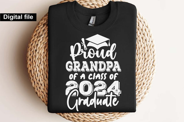 Proud grandpa of a class of 2024 graduate svg, Graduation t shirt svg, Graduation 2024, Proud graduation 2024 svg, Class of 2024 svg, Funny graduation svg, Graduate cut files, Graduation mug svg SVG Isabella Machell 