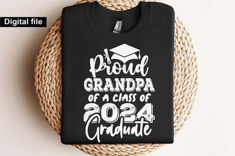 Proud grandpa of a class of 2024 graduate svg, Graduation t shirt svg, Graduation 2024, Proud graduation 2024 svg, Class of 2024 svg, Funny graduation svg, Graduate cut files, Graduation mug svg SVG Isabella Machell 