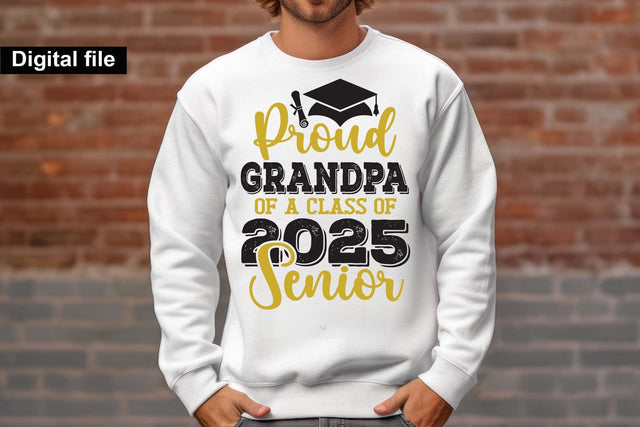 Proud grandpa of a class of 2025 senior svg, Senior graduation t shirt svg SVG Isabella Machell 