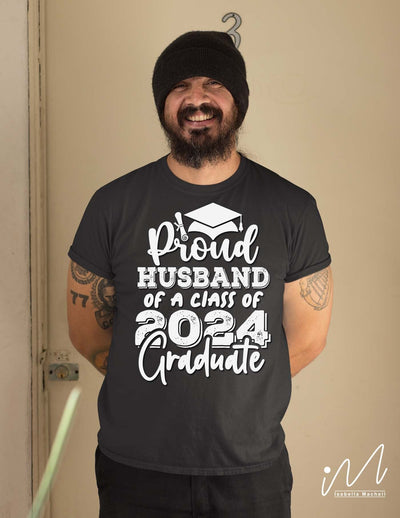 Proud husband of a class of 2024 graduate svg, Graduation t shirt svg, Graduation 2024, Proud graduation 2024 svg, Class of 2024 svg, Funny graduation svg, Graduate cut files, Graduation mug svg SVG Isabella Machell 