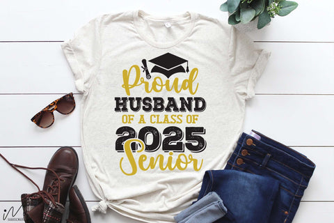 Proud husband of a class of 2025 senior svg, Senior graduation t shirt svg SVG Isabella Machell 