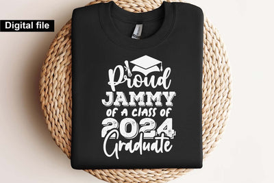 Proud jammy of a class of 2024 graduate svg, Jammy t shirt svg, Graduation t shirt svg, Graduation 2024, Proud graduation 2024 svg, Class of 2024 svg, Funny graduation svg, Graduate cut files, Graduation mug svg SVG Isabella Machell 