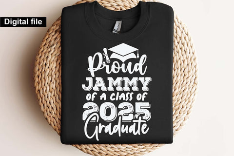 Proud Jammy of a class of 2025 graduate, Graduate jammy t shirt svg SVG Isabella Machell 
