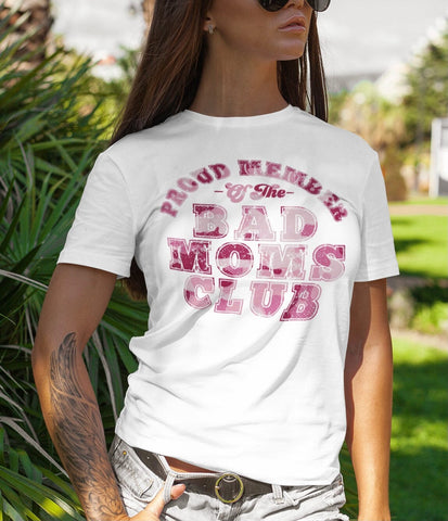 Proud Member Of The Bad Moms Club PNG, Funny Mom Sublimation, Mama PNG Sublimation So Fontsy VIP Design Shop 