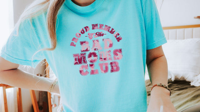 Proud Member Of The Bad Moms Club PNG, Funny Mom Sublimation, Mama PNG Sublimation So Fontsy VIP Design Shop 