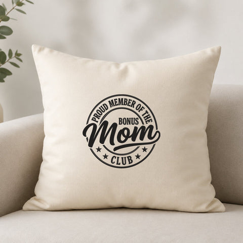 Proud Member of the Bonus Mom Club Embroidery Design – Stepmom Machine Embroidery File Embroidery/Applique DESIGNS PatternFeed8 