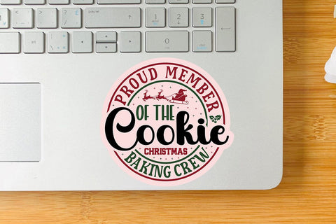 proud member of the cookie christmas baking crew SVG Angelina750 