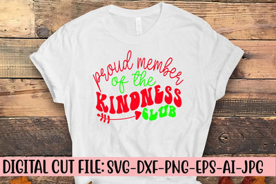 Proud Member Of The Kindness Club Retro SVG SVG Syaman 