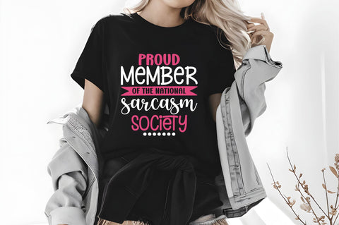 Proud Member of the National Sarcasm Society Svg, Funny Sarcastic Svg SVG shah alam 