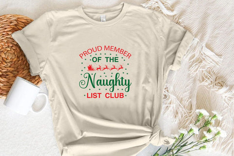 Proud Member Of The Naughty List Club SVG Angelina750 