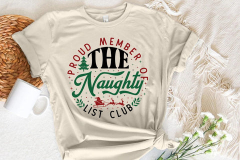 Proud Member Of The Naughty List Club SVG Angelina750 