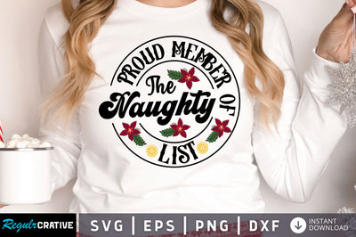 proud member of the naughty SVG Design SVG Regulrcrative 