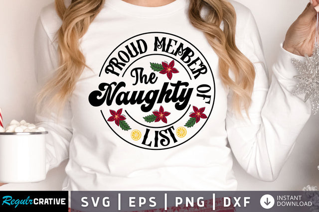 proud member of the naughty SVG Design SVG Regulrcrative 