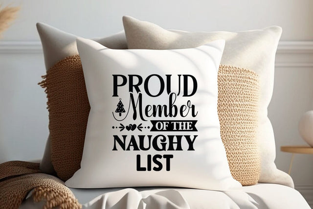 Proud Member Of The Naughy List SVG Angelina750 