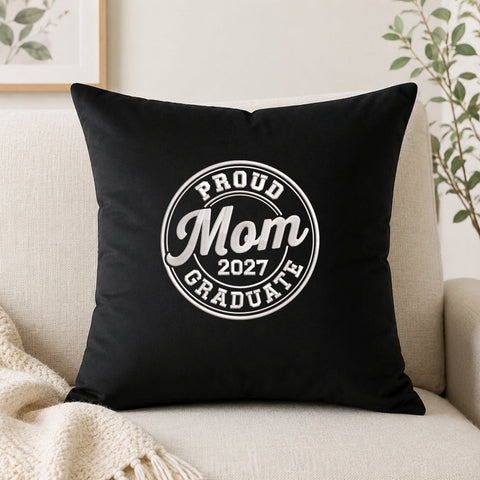 Proud Mom Graduation 2027 Embroidery Design – Class of 2027 Graduation Mother Machine Embroidery File Embroidery/Applique DESIGNS PatternFeed8 