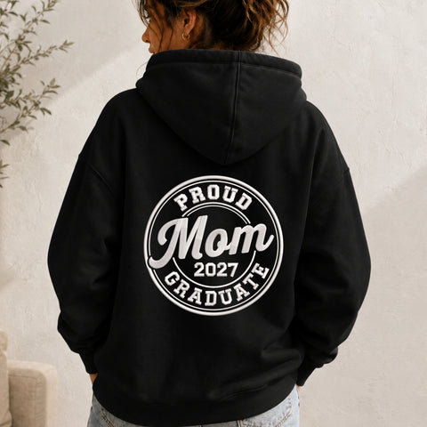 Proud Mom Graduation 2027 Embroidery Design – Class of 2027 Graduation Mother Machine Embroidery File Embroidery/Applique DESIGNS PatternFeed8 