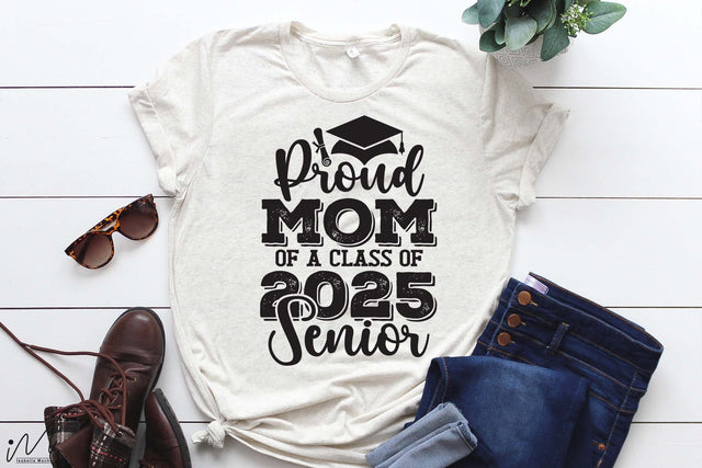 Proud mom of a class of 2025 senior, Senior graduation t shirt svg SVG Isabella Machell 