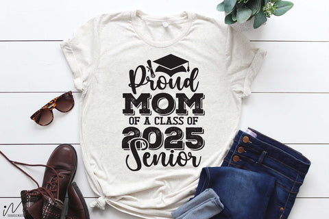 Proud mom of a class of 2025 senior, Senior graduation t shirt svg SVG Isabella Machell 