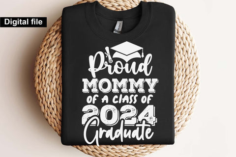 Proud mommy of a class of 2024 graduate svg, Graduation t shirt svg, Graduation 2024, Proud graduation 2024 svg, Class of 2024 svg, Funny graduation svg, Graduate cut files, Graduation mug svg SVG Isabella Machell 