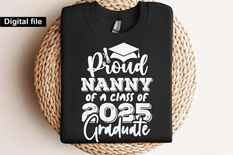 Proud nanny of a class of 2025 graduate, nanny t shirt svg SVG Isabella Machell 