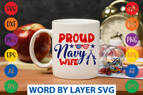 Proud Navy Wife SVG DESIGN SVG Rafiqul20606 