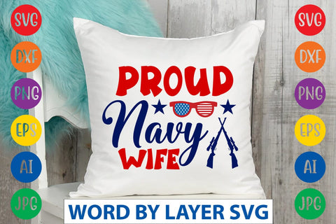 Proud Navy Wife SVG DESIGN SVG Rafiqul20606 