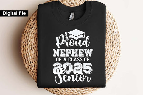 Proud nephew of a class of 2025 senior, Senior graduation t shirt svg SVG Isabella Machell 